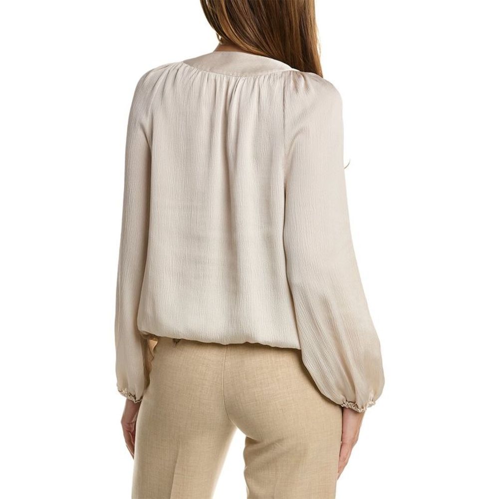 Max Studio Matte Satin Blouse - Picture 2 of 5